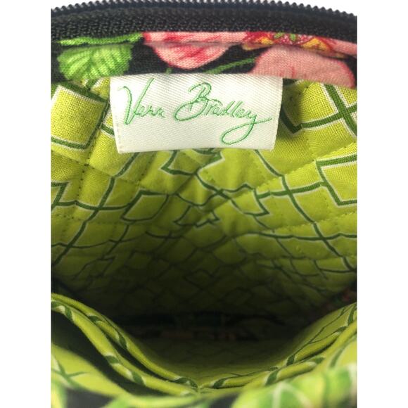 Crossbody Tropical/Floral Pattern Vera Bradly Lots of Lime Green - Picture 5 of 11